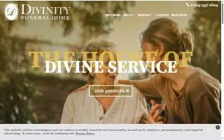 Divinity Funeral Home & Cremation Services, Inc. website