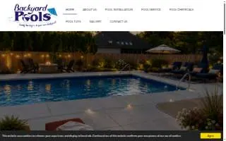 Backyard Pools website