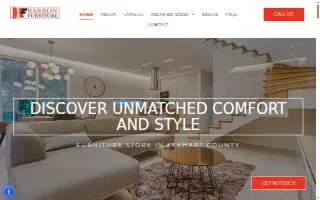 Barron Furniture website