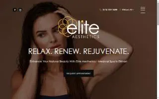 Elite Aesthetics Michiana website