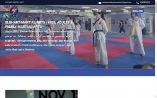 Elkhart Martial Arts website