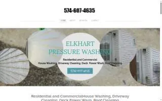 Elkhart Pressure Washing website