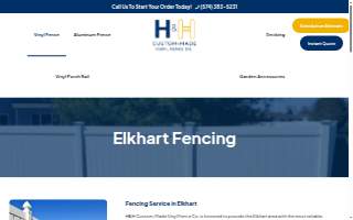 H&H Custom Made Vinyl Fence
