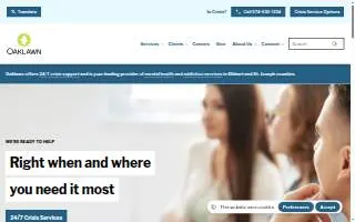 Oaklawn Psychiatric Center website