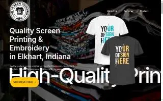 OB Screen Printing website