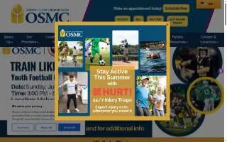 OSMC Rehab & Therapy website