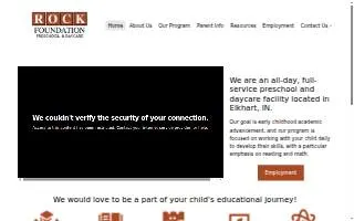 Rock Foundation Preschool and Daycare website