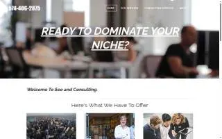 SEO and Consulting website