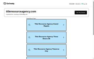 Title REsource Agency