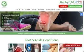 First Podiatry website