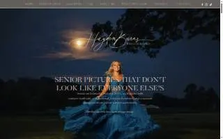 Hayden Burns Photography website