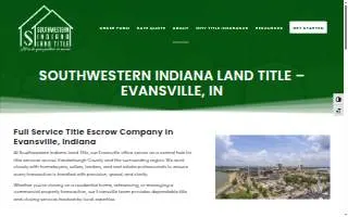 Southwestern Indiana Land Title website