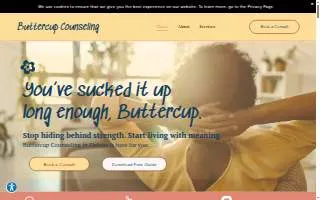 Buttercup Counseling website