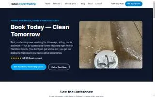 Fishers Power Washing website