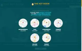 The Hot Room Fishers website