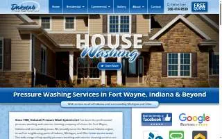 Dakotah Pressure Wash Systems, LLc website