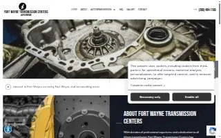 Fort Wayne Transmission Centers website