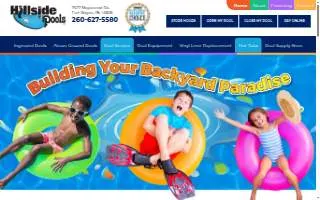 Hillside Pools of Fort Wayne website