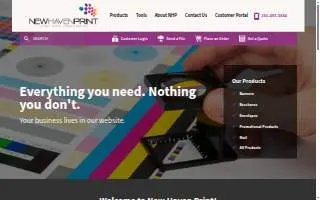 New Haven Print website