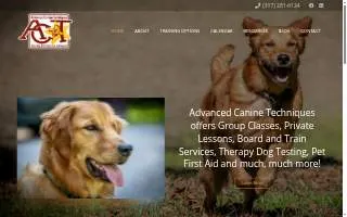 Advanced Canine Techniques of New Albany website