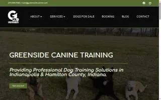 Greenside Canine Training website