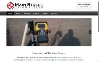 Main Street Consulting Company website