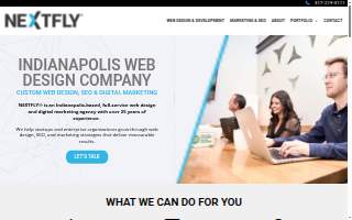 NEXTFLY Indianapolis Web Design of Franklin