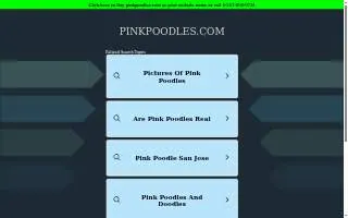 Pink Poodle of Franklin website