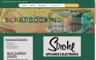 Strohl Appliance & Electronics website