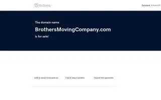 Brothers Moving Company of Gary website