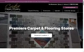 Creative Carpet & Flooring website