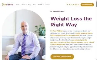 Dr. Alobeid Weight Loss Institute of Gary website