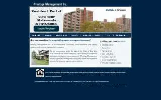 Prestige Management website