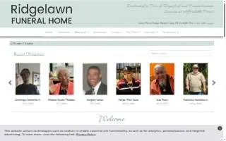 Ridgelawn Funeral Home website