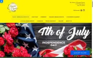 The House of Elegant Florals website