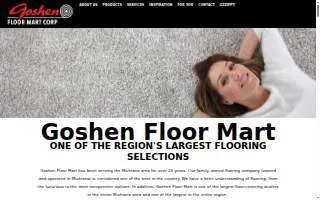 Goshen Floor Mart website