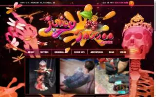 Juicy Tattoo and Piercing website