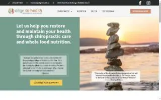 Align to Health website