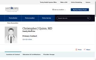 Christopher J Quinn, MD