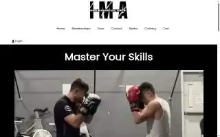 Ingle Martial Arts website