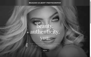 Meagan Gilbert Photography website