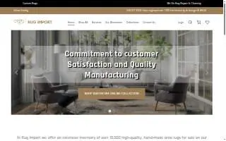 Rug Import website