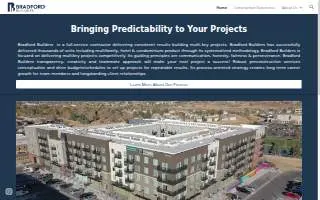 Bradford Builders, Inc. website