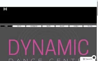 Dynamic Dance Center of Greenfield website