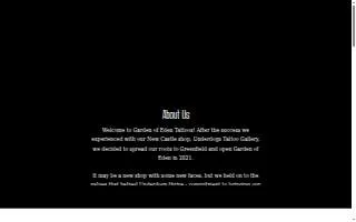 Garden of Eden Tattoos website