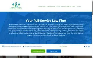 Helfrich Law Offices website
