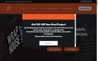 Wraphouse Graphics website