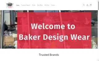 Baker Design Wear website