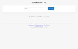 FORUM Credit Union of Greenwood website