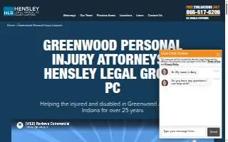 Hensley Legal Group, PC website